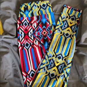 Fun and Wild LuLaRoe one size leggings